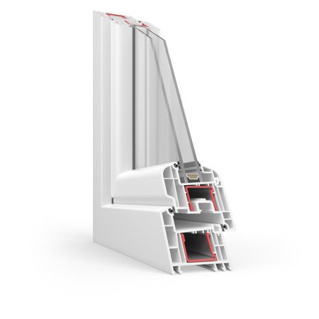 REHAU Total 70 is a premium 70mm uPVC window and door system designed for enhanced energy efficiency, security, and versatility. Available in chamfered (70C), sculptured (70S), and reversible (70R) profiles, this system utilizes 3, 5, or 6-chamber designs to achieve high thermal performance and U-values as low as 0.8 W/m²K.