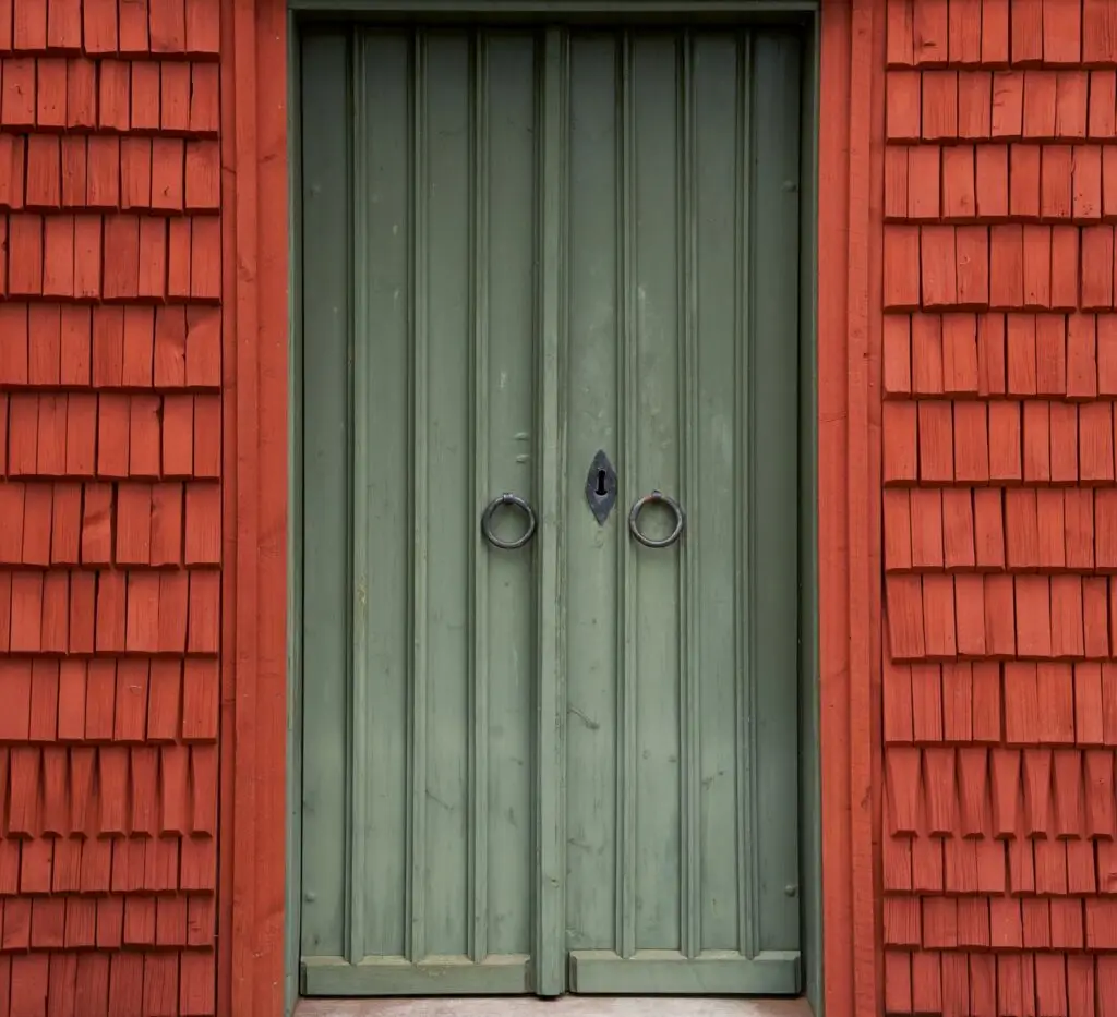 Modern front entry door
